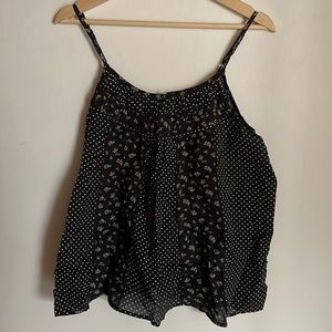 Vintage patchwork pattern converse top